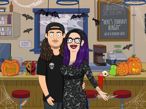 Customer photo review of Personalized Bob’s Burgers Custom Portrait