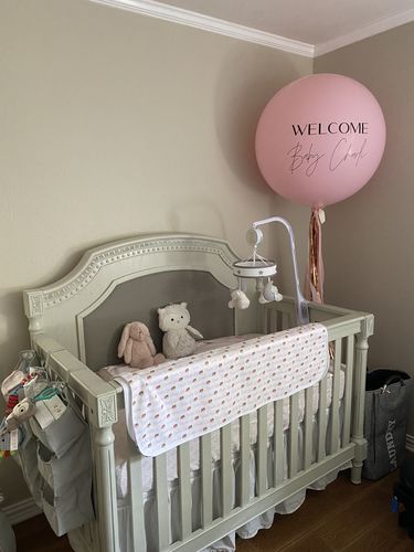 Customer photo review of Custom Jumbo Vinyl Balloon - Anything you want to say on a balloon!