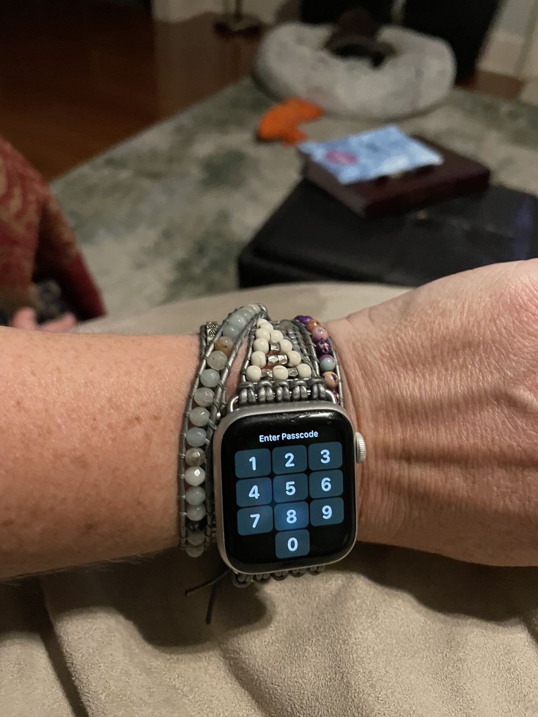 Customer photo review of Healing Turquoise Protection Apple Watch Strap