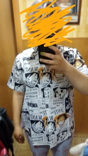 Customer photo review of One Piece Summer Shirt