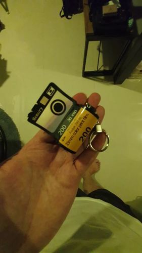 Customer photo review of מחזיק מפתחות פילם אישי