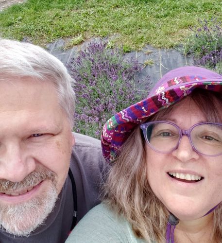 Customer photo review of Wide Brim Cotton Summer Hat