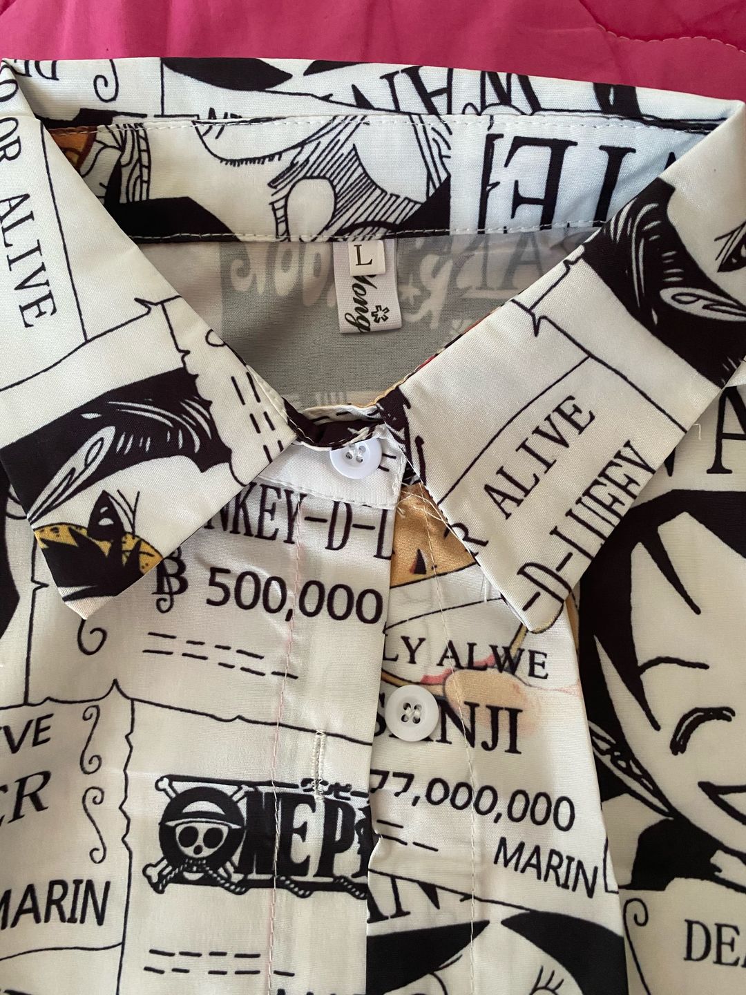 Customer photo review of One Piece Summer Shirt