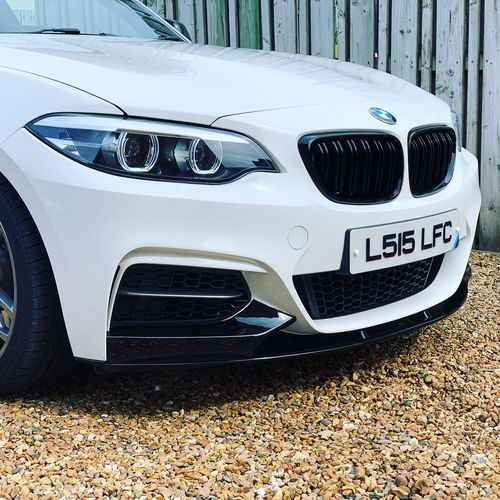 Customer photo review of MHC Black BMW 2 Series Performance Style Front Splitter In Gloss Black (F22/F23)