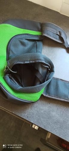 Customer photo review of Sac de transport à bandoulière pour petit chien et chat