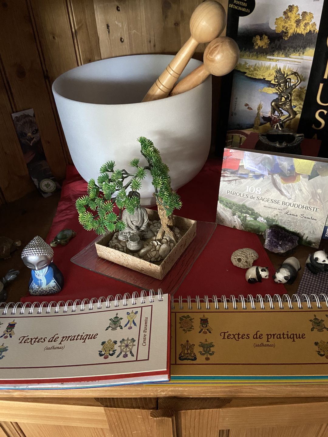 Customer photo review of NOUVEAU | 23 Textes de Pratiques Bouddhistes | Sadhanas 2 Volumes