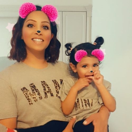 Customer photo review of Mama & Mini Mum & Kid Matching T-Shirts (MRK X)