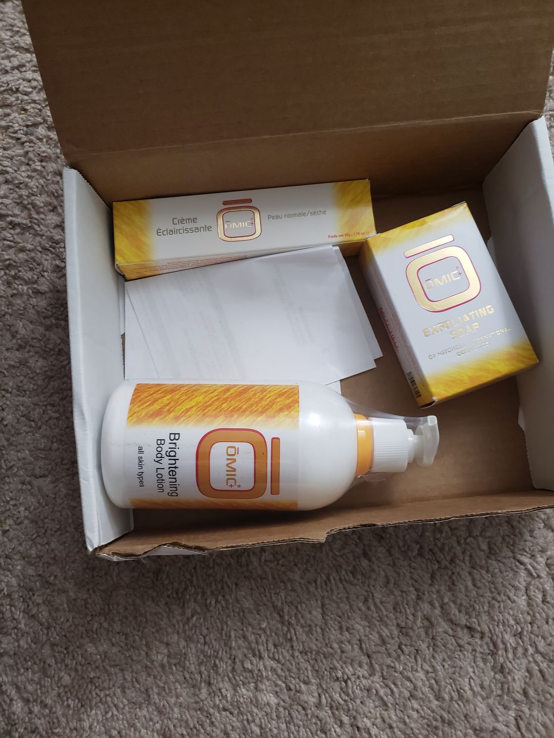 Customer photo review of OMIC Brightening Body Lotion - 500ml