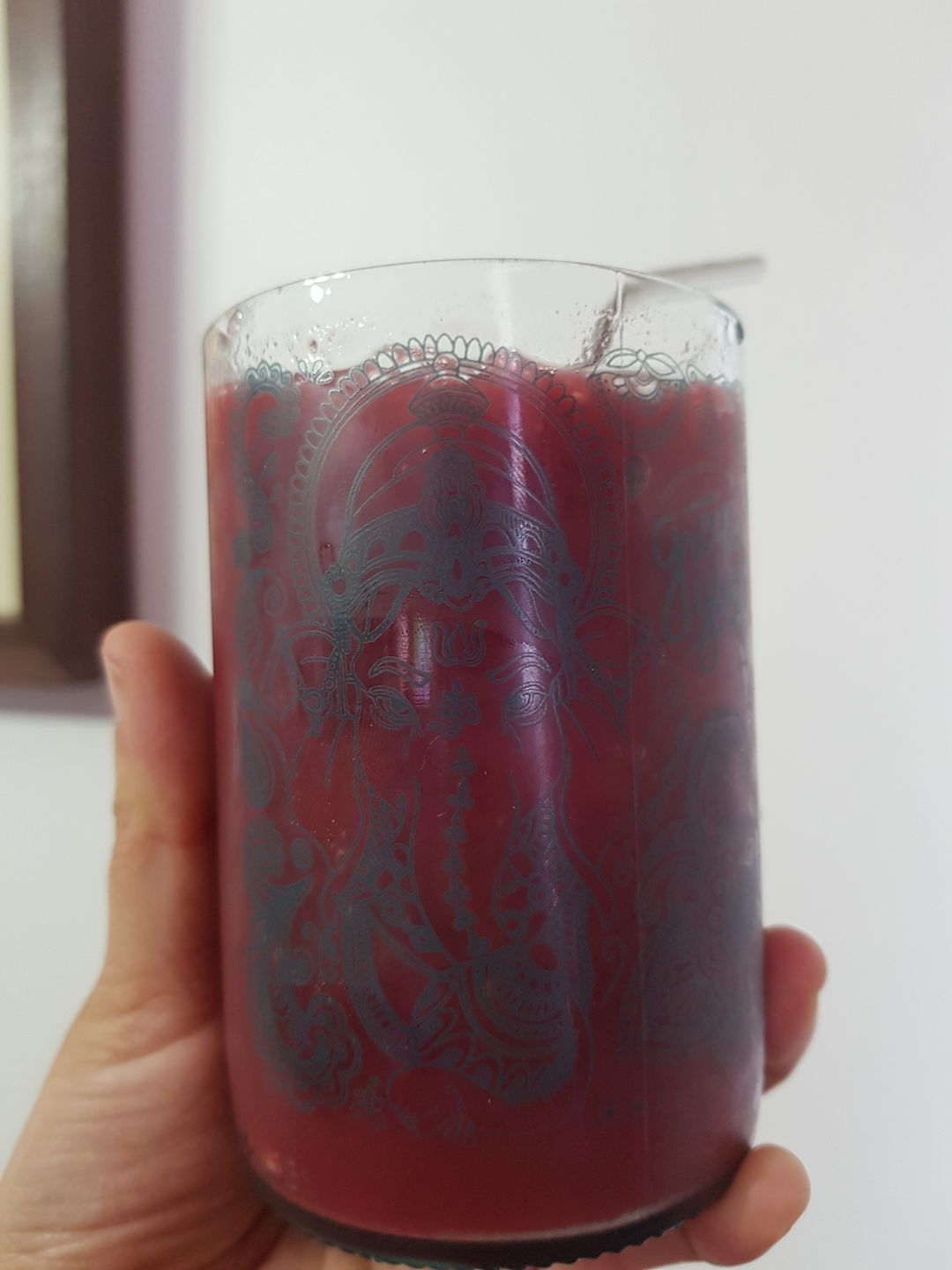 Customer photo review of Om Glass Juego de 4 Vasos