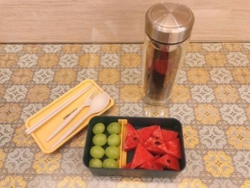 Customer photo review of Anpassbare Lunch-Box