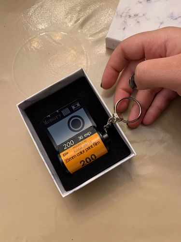 Customer photo review of מחזיק מפתחות פילם אישי