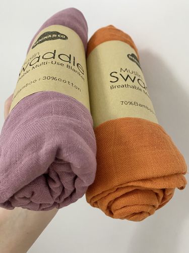 Customer photo review of Muselina Morado 70% Bamboo +30 % Algodón 𝗡𝗲𝗻𝗶𝗻𝗮 & 𝗖𝗼 ®️