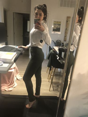 Customer photo review of Alice Pleat Front Button Up