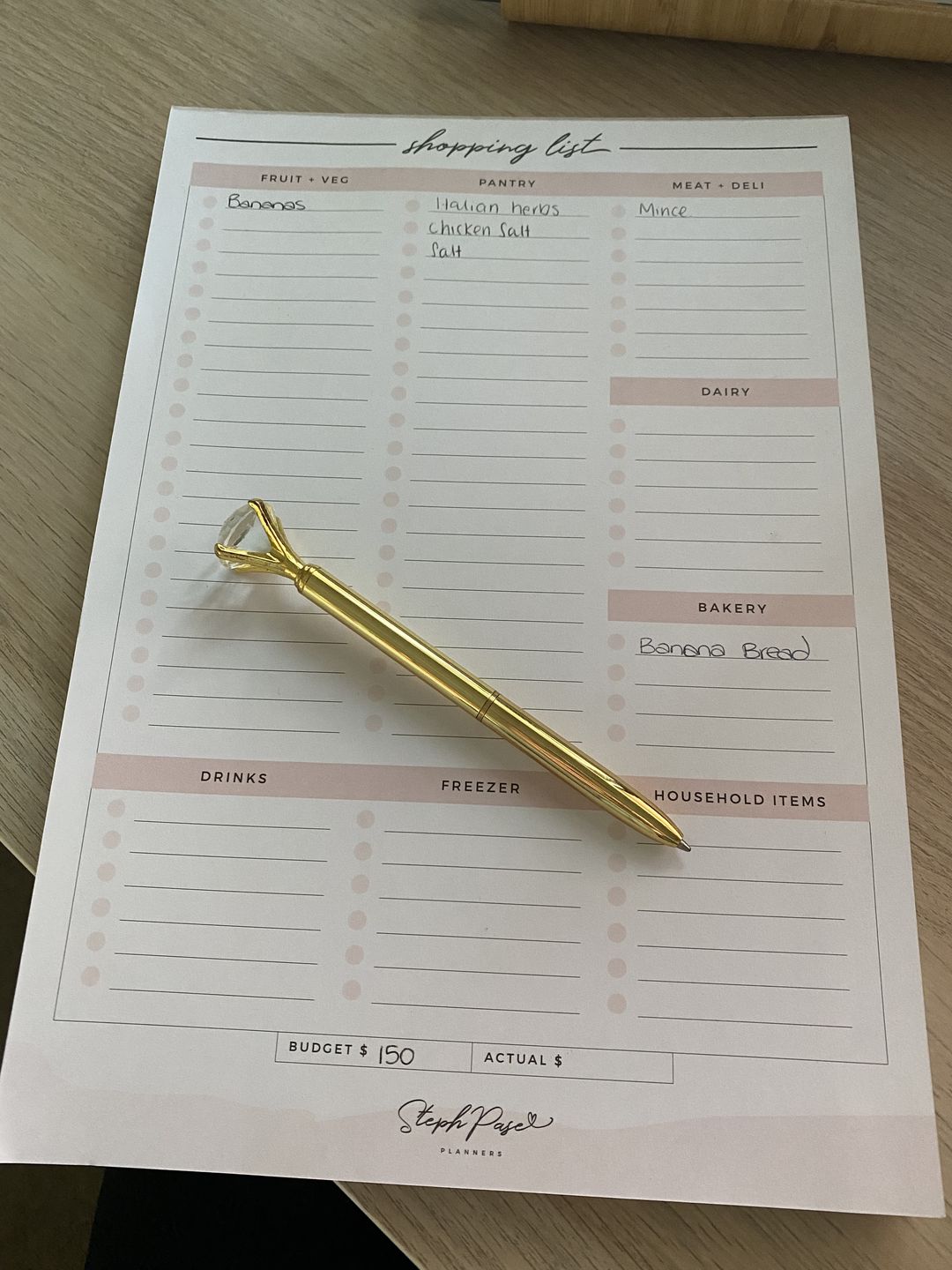 Customer photo review of NEW Shopping List