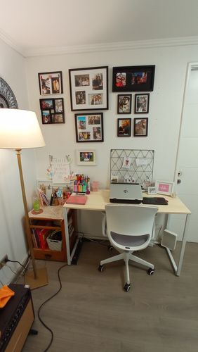 Customer photo review of Escritorio 120 x 50 WHITE