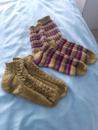 Customer photo review of Summer 2021 Special Edition Sock Knitting Box