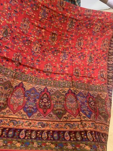 Customer photo review of Pashtush Womens Pure Wool Kaani Shawl, with Woolmark Certificate