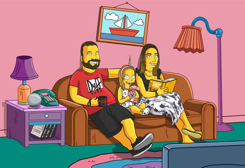 Customer photo review of RETRATO EM ARQUIVO DIGITAL FAMILIA AMARELA