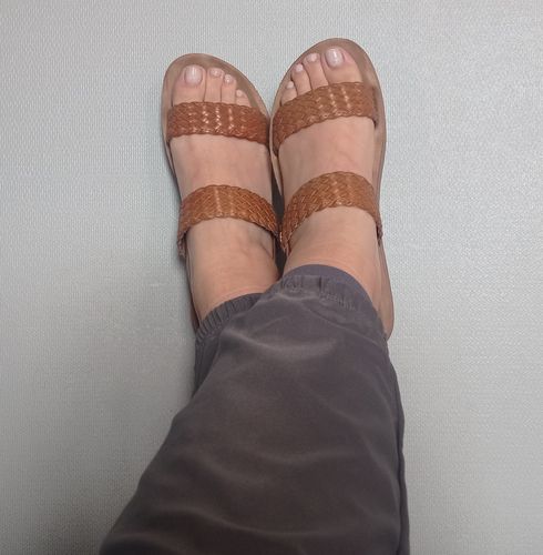 Customer photo review of SANDALIA CAMEL C5801