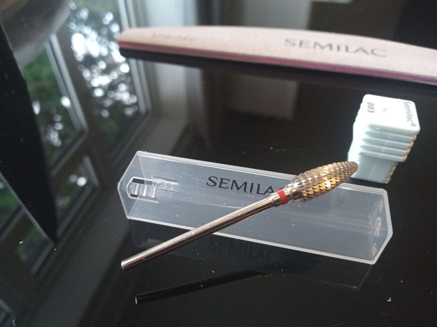 Customer photo review of Semilac Milling Cutter Nail Drill Bit-Carbide Small Cone 003