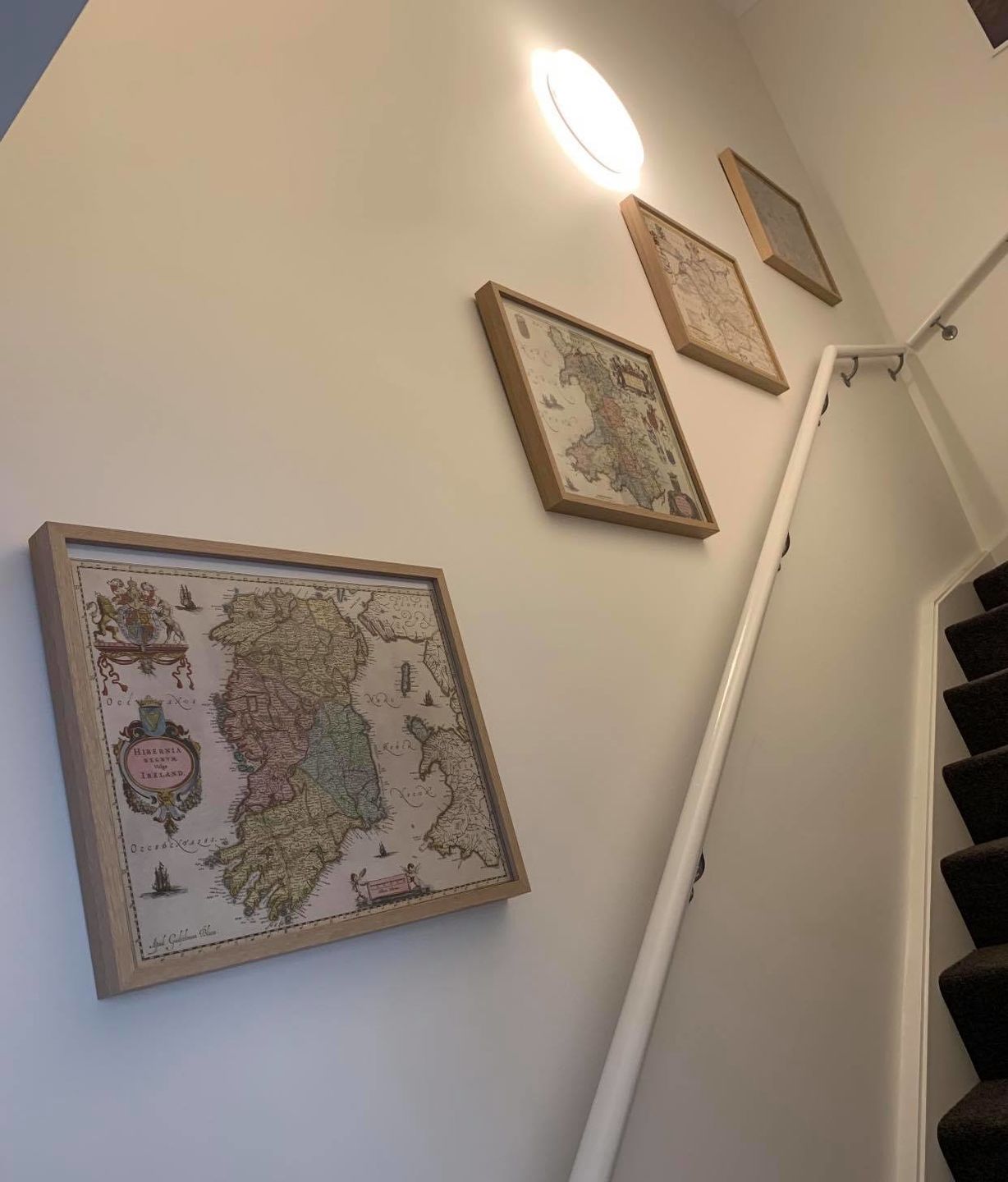 Customer photo review of Old Map of Ireland, Hibernia in 1654 by Joan Blaeu from the Theatrum Orbis Terrarum Sive Atlas Novus - British Isles