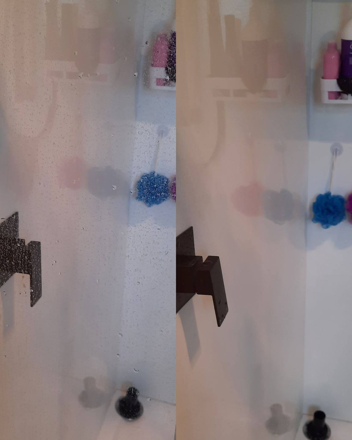 Customer photo review of Shower Cleaning & Protection Kit