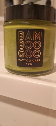 Customer photo review of Bamboo Goo Tattoo Care 100G