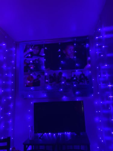 Customer photo review of DormVibes Color Changing Wall Lights
