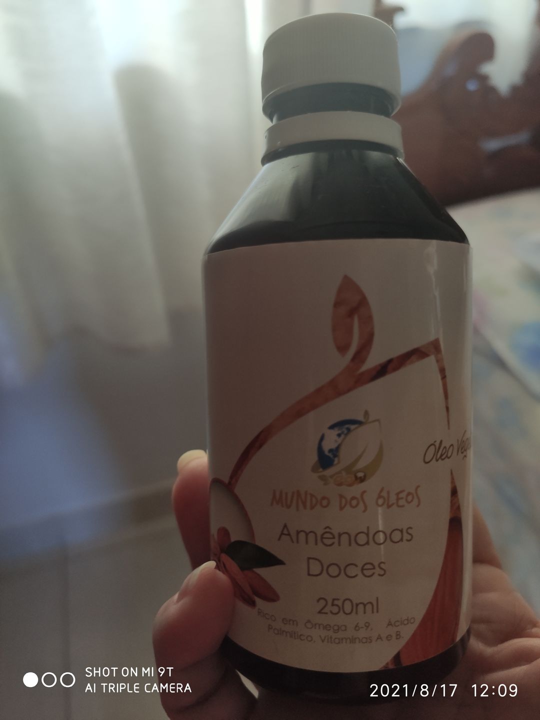 Customer photo review of Óleo de Amendoas Doce