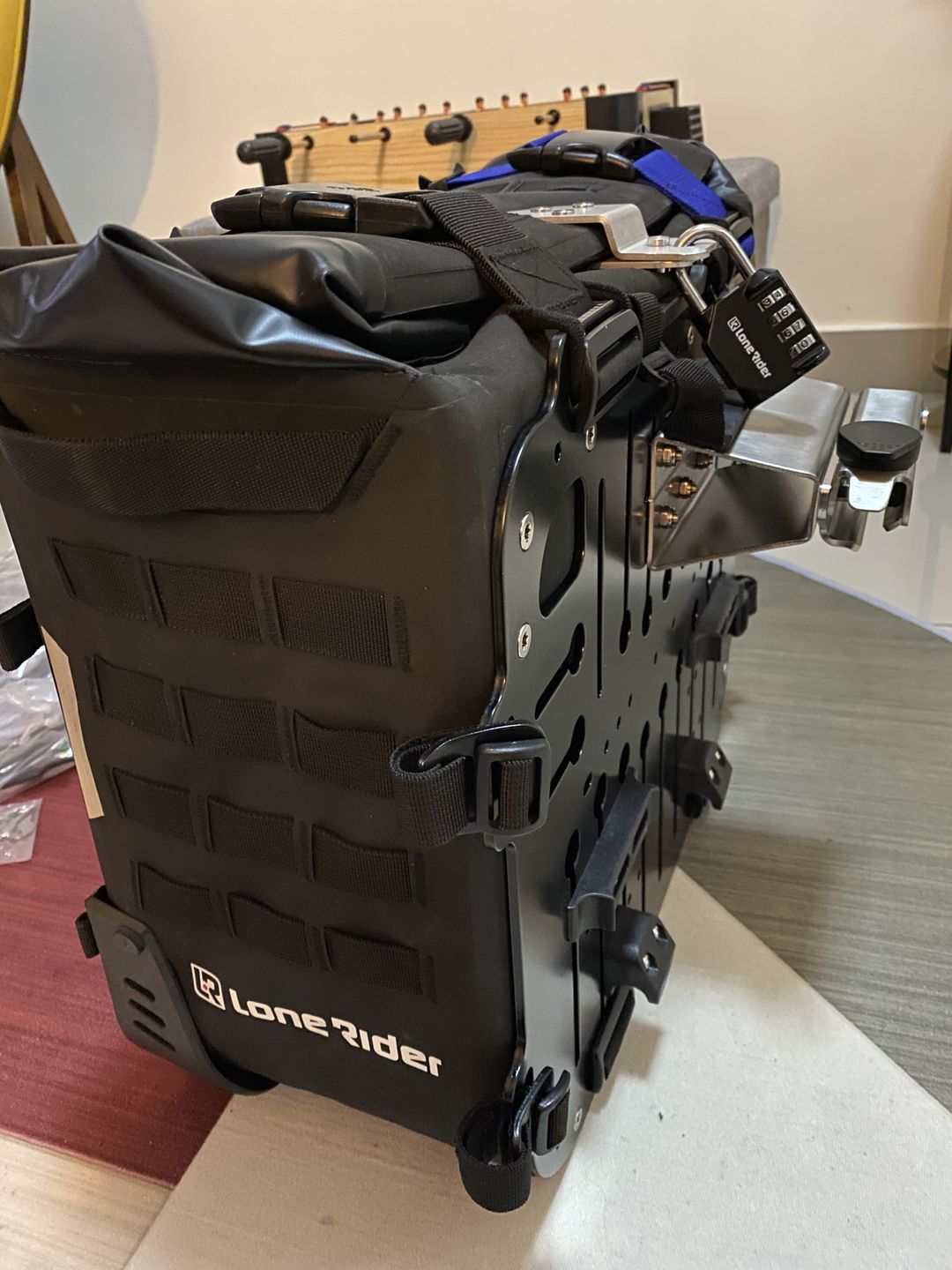 Customer photo review of MotoBag Quick Release System