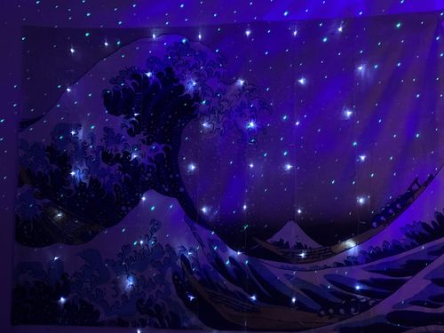 Customer photo review of Mt Fuji Wave Tapestry