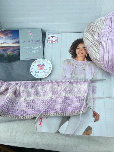 Customer photo review of Ladies Mystery Knitting Box