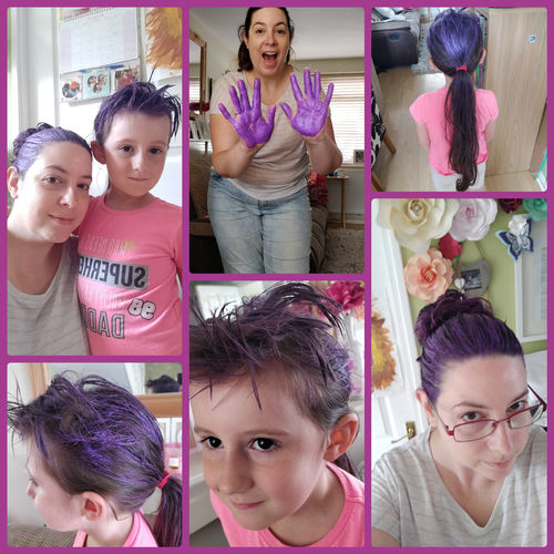 Customer photo review of Hair Color Wax [UK]
