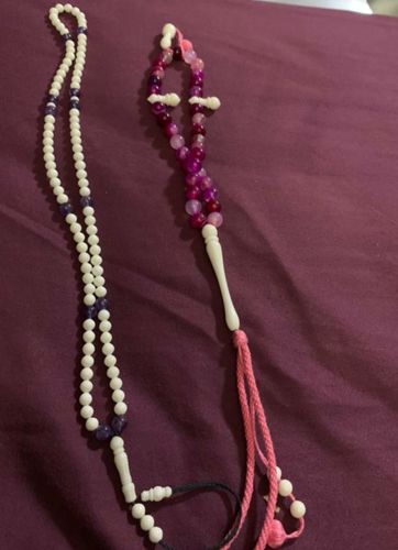 Customer photo review of Women's Tasbih Bracelet - Magnificent Amethyst - Hijri - Day  - 99 Beads