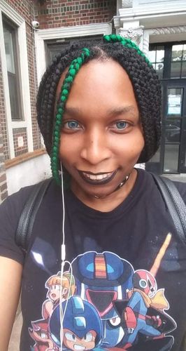 Customer photo review of [US Warehouse] [buy 2 get 2 free] Nonno Blue Prescription Contact Lenses