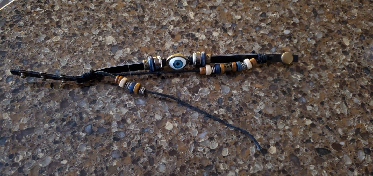 Customer photo review of Anti-jealousy Evil Eye Bracelet