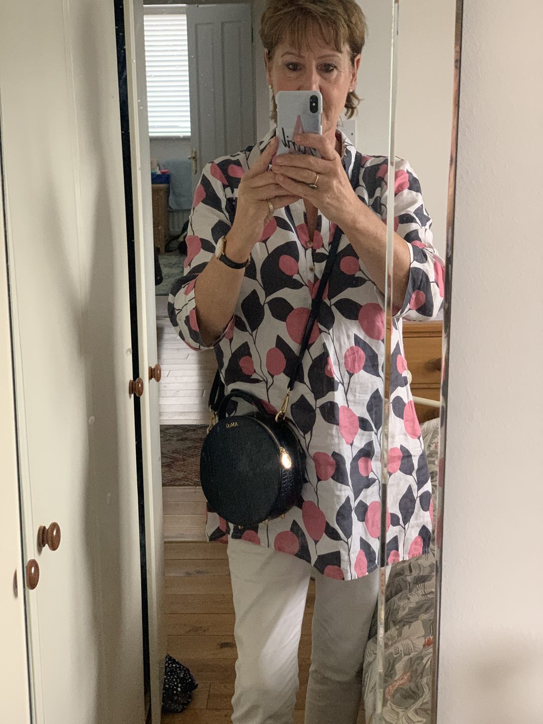 Customer photo review of The Rosie Circle Croc Bag