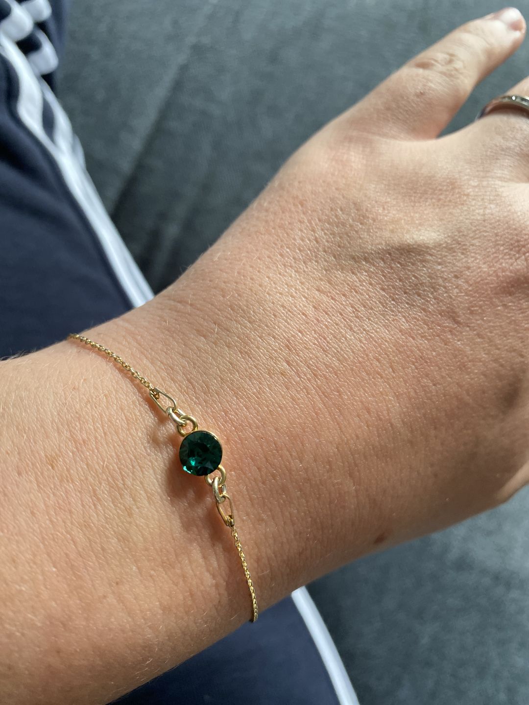 Customer photo review of Armband mit Geburtsstein
