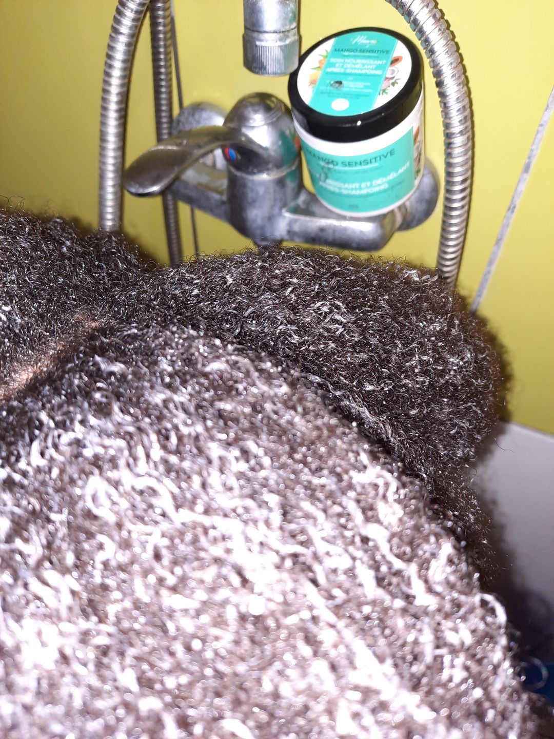 Customer photo review of Soin nourrissant et démêlant après-shampoing