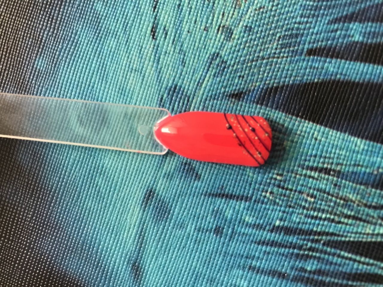 Customer photo review of Semilac 570 Neon Watermelon UV Gel Polish 7ml