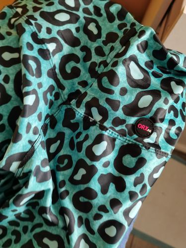 Customer photo review of Bikers Print Turquesa 🧿