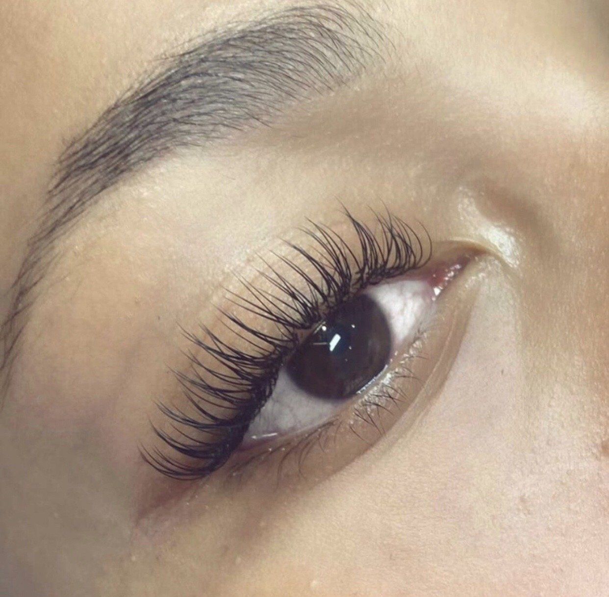 Customer photo review of Classic Eyelash Extension 0.15mm