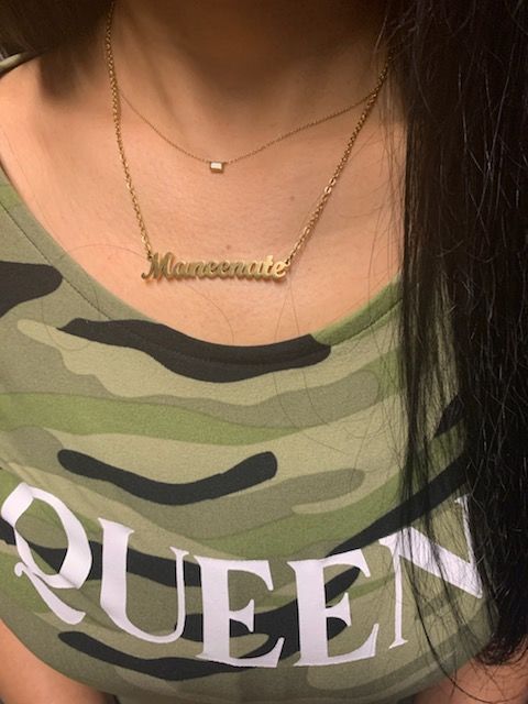 Customer photo review of Personalized Original Name Necklace