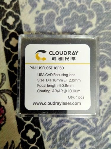 Customer photo review of Cloudray Sale In Bulk CO2 Laser USA CVD ZnSe Meniscus Focus Lens