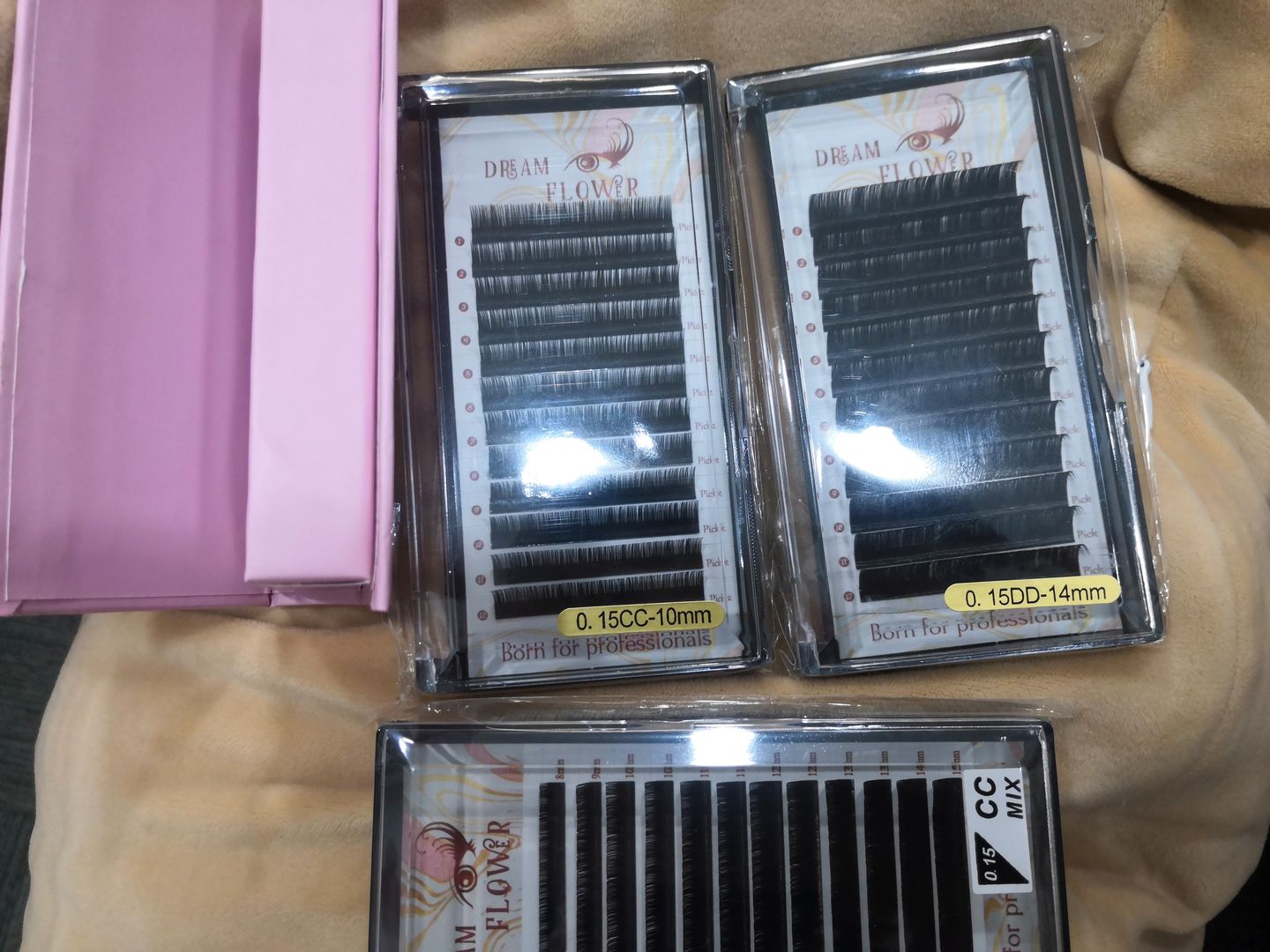 Customer photo review of Classic Eyelash Extension 0.15mm