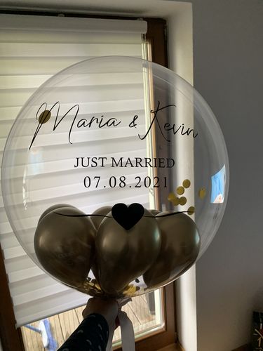 Kundenbewertung mit Foto zu BALLOONIZER - Ballon Konfigurator