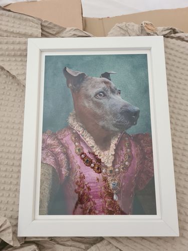 Customer photo review of The Countess - Custom Vintage Pet Portrait