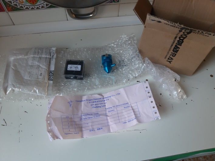 Customer photo review of Cloudray K Series K40  CO2 Laser Head