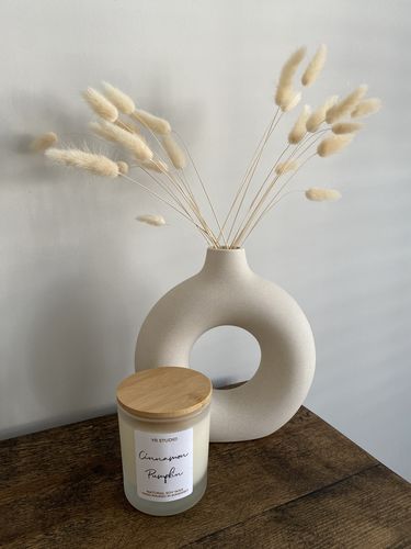 Customer photo review of Cinnamon Pumpkin Scented Soy Candle