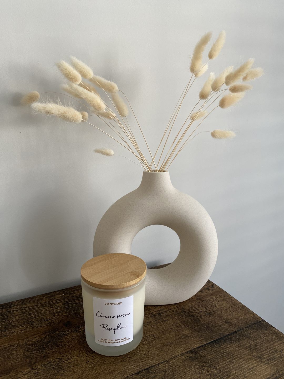 Customer photo review of Cinnamon Pumpkin Scented Soy Candle